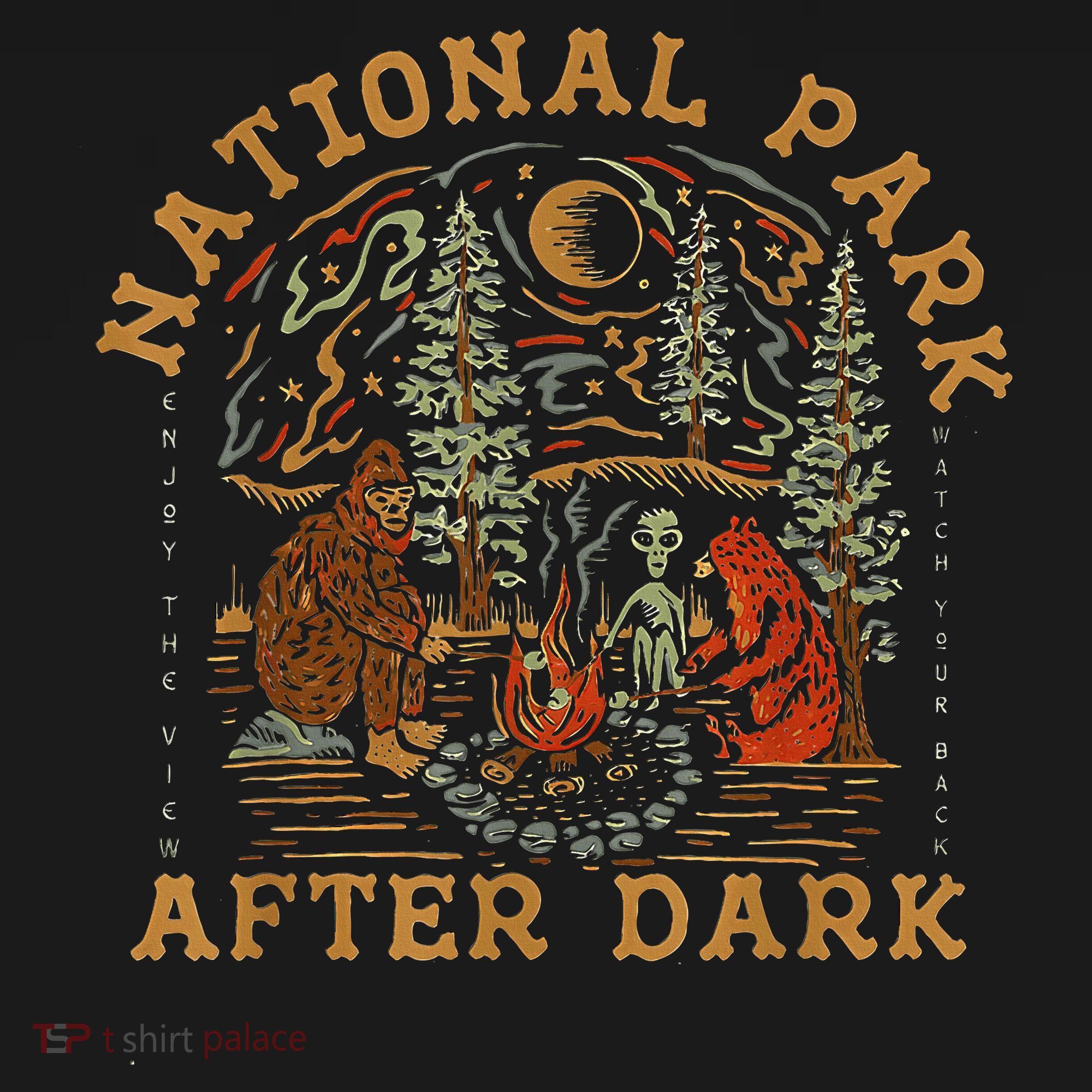 National Park After Dark Mousepad