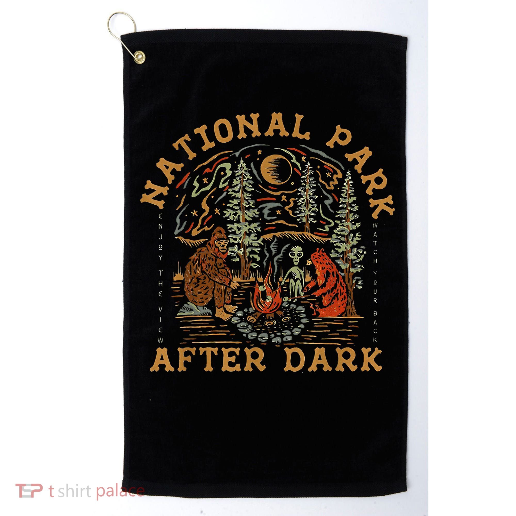 National Park After Dark Golf Towel