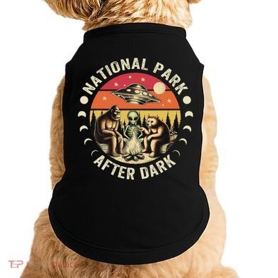 National Park After Dark Funny Doggie Tank