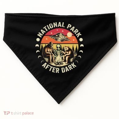 National Park After Dark Funny USA-Made Doggie Bandana