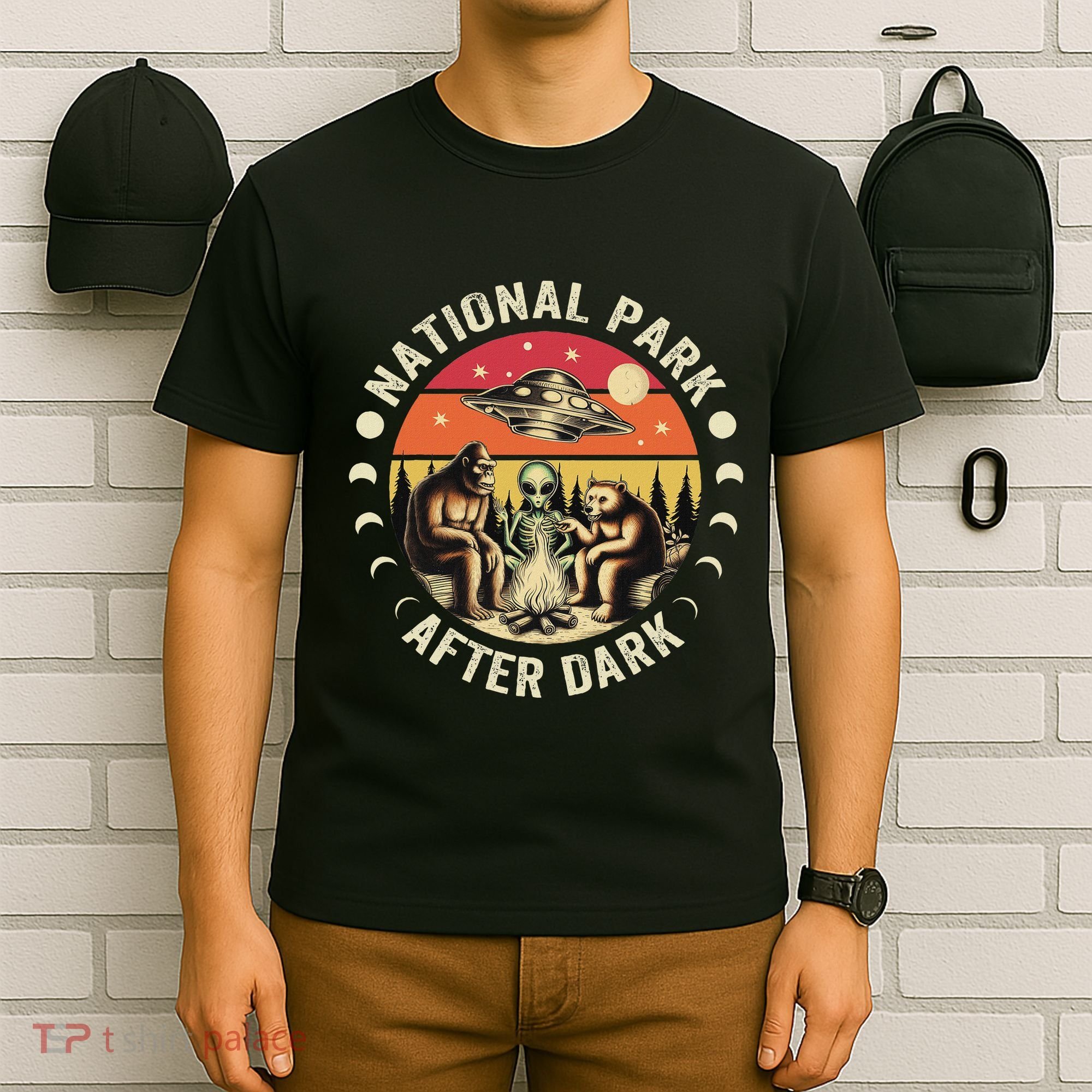 National Park After Dark Funny T-Shirt