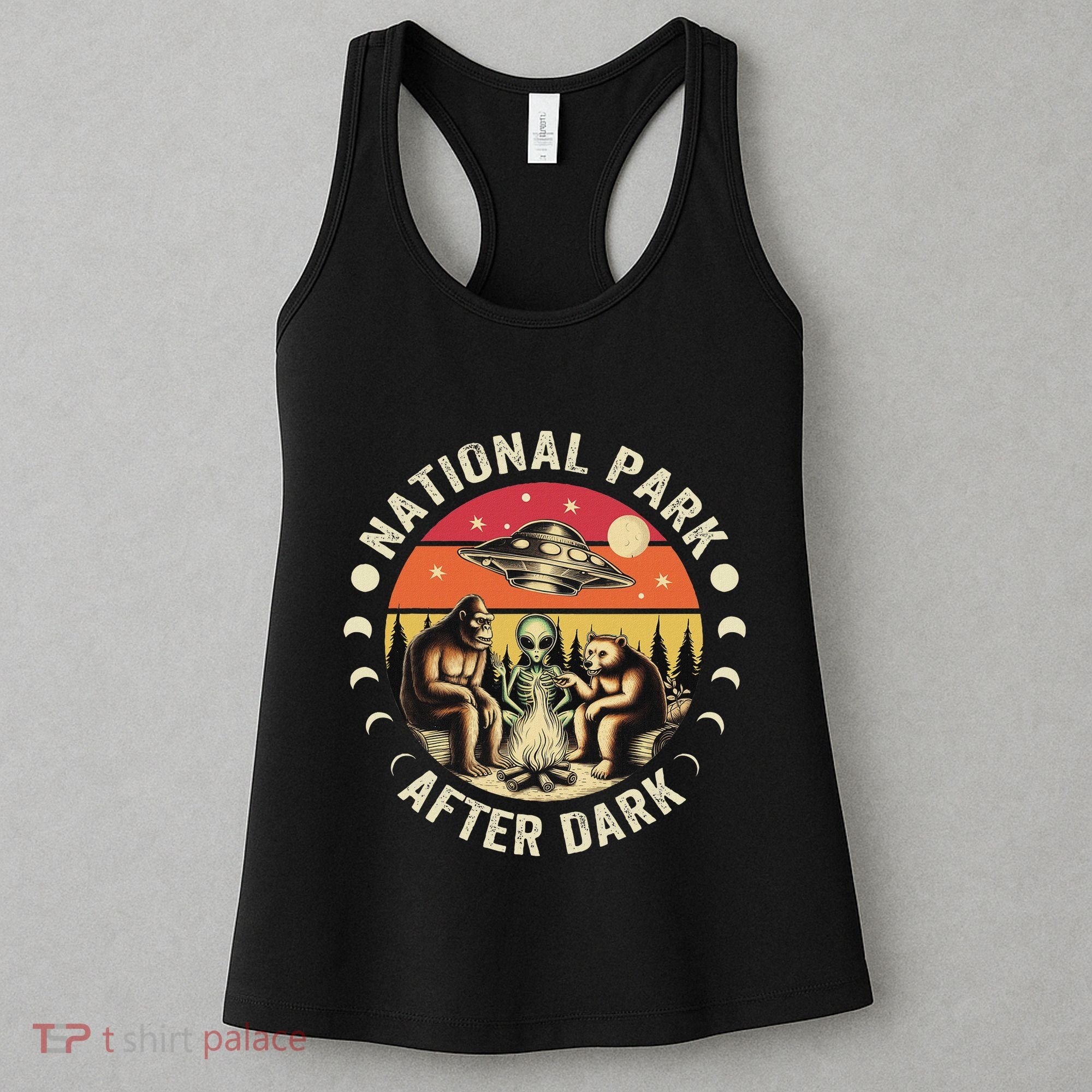 National Park After Dark Funny Women's Tank Top