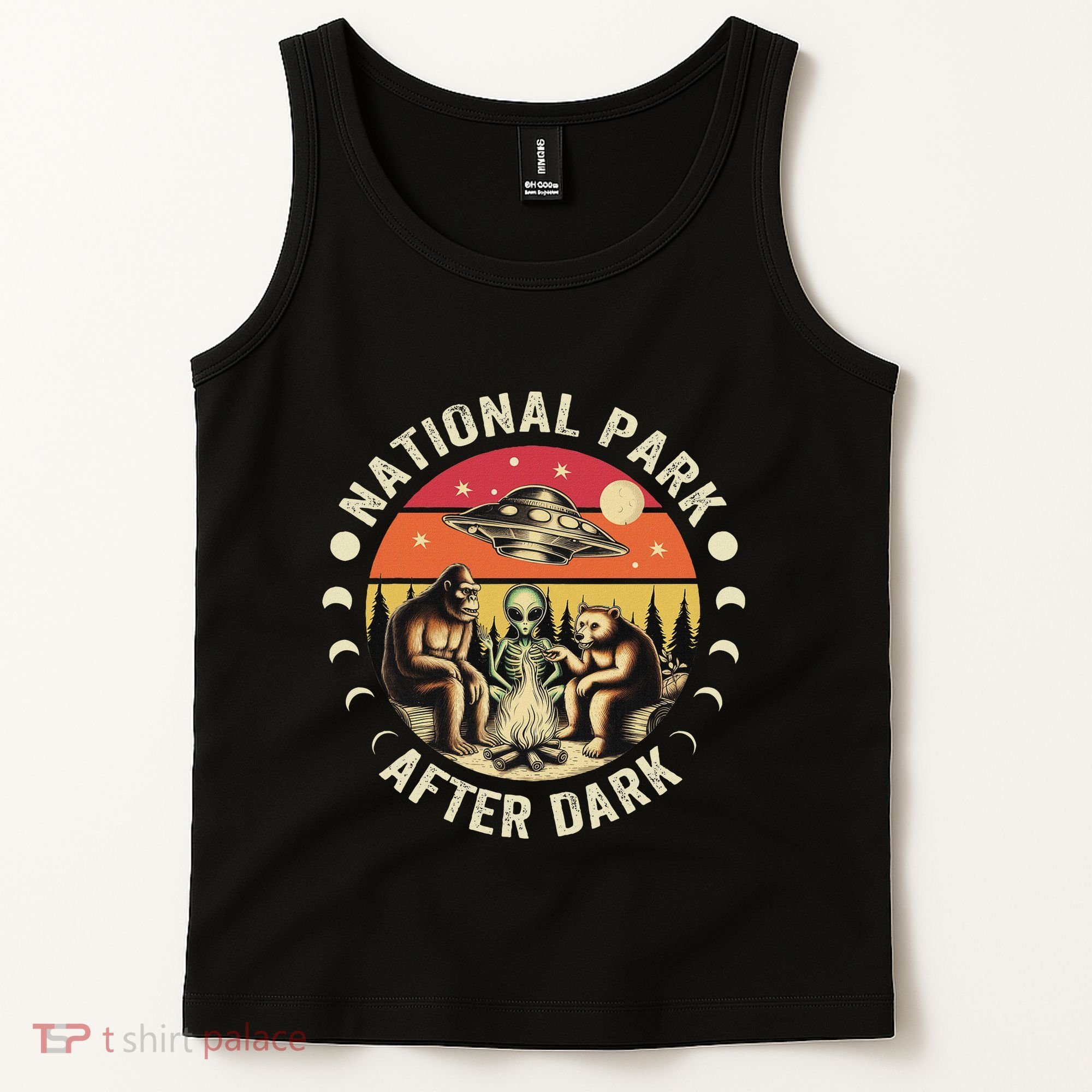 National Park After Dark Funny Tank Top