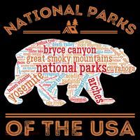 National Parks Bear Hiking Travel Camping Outdoors Retro USA  Coffee Mug thumb 5