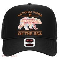National Parks Bear Hiking Travel Camping Outdoors Retro USA  Hat thumb 0