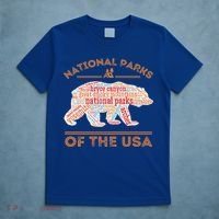 National Parks Bear Hiking Travel Camping Outdoors Retro USA  T-Shirt thumb 5