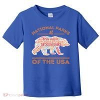 National Parks Bear Hiking Travel Camping Outdoors Retro USA  Toddler T-Shirt thumb 0