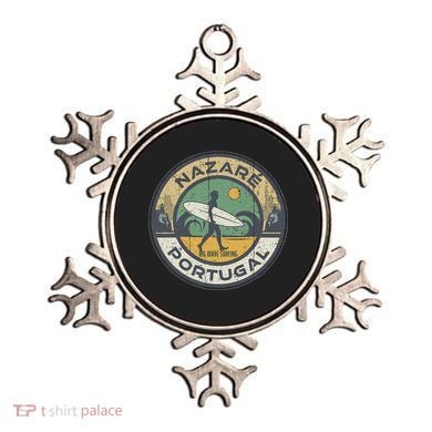 Nazare Portugal Beach Ornament