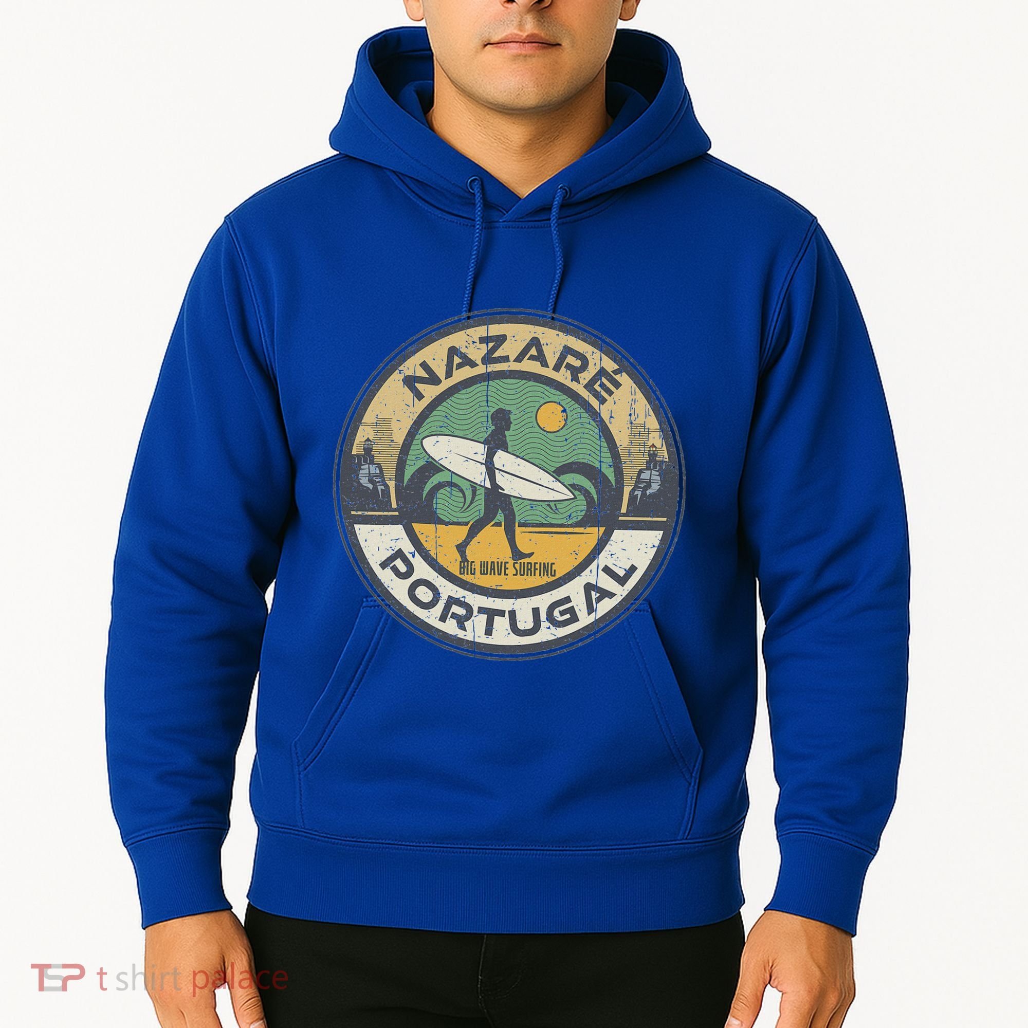 Nazare Portugal Beach Hoodie