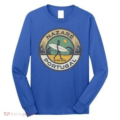 Nazare Portugal Beach Long Sleeve Shirt