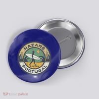 Nazare Portugal Beach Button thumb 0