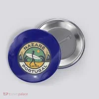 Nazare Portugal Beach Button thumb 0