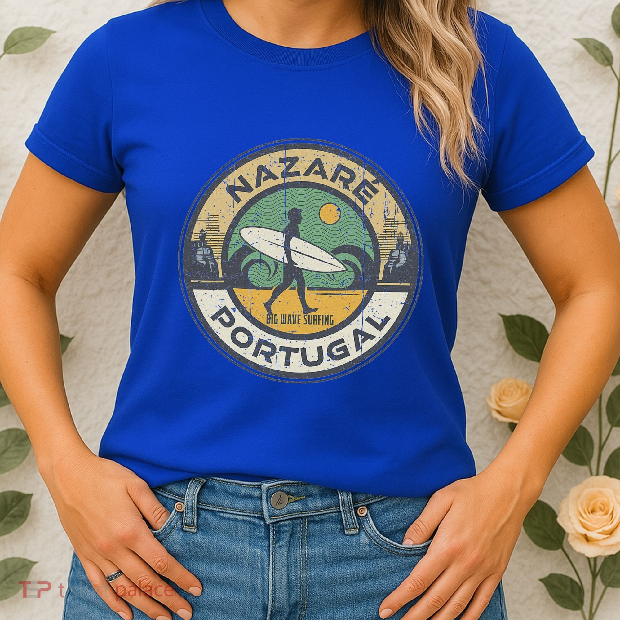 Nazare Portugal Beach Women's T-Shirt