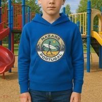 Nazare Portugal Beach Kids Hoodie thumb 2