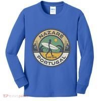 Nazare Portugal Beach Kids Long Sleeve Shirt thumb 0