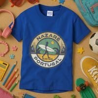 Nazare Portugal Beach Kids T-Shirt thumb 3