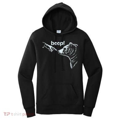 National Park Bear Boop Bear Nose Boop Bear Women's Hoodie