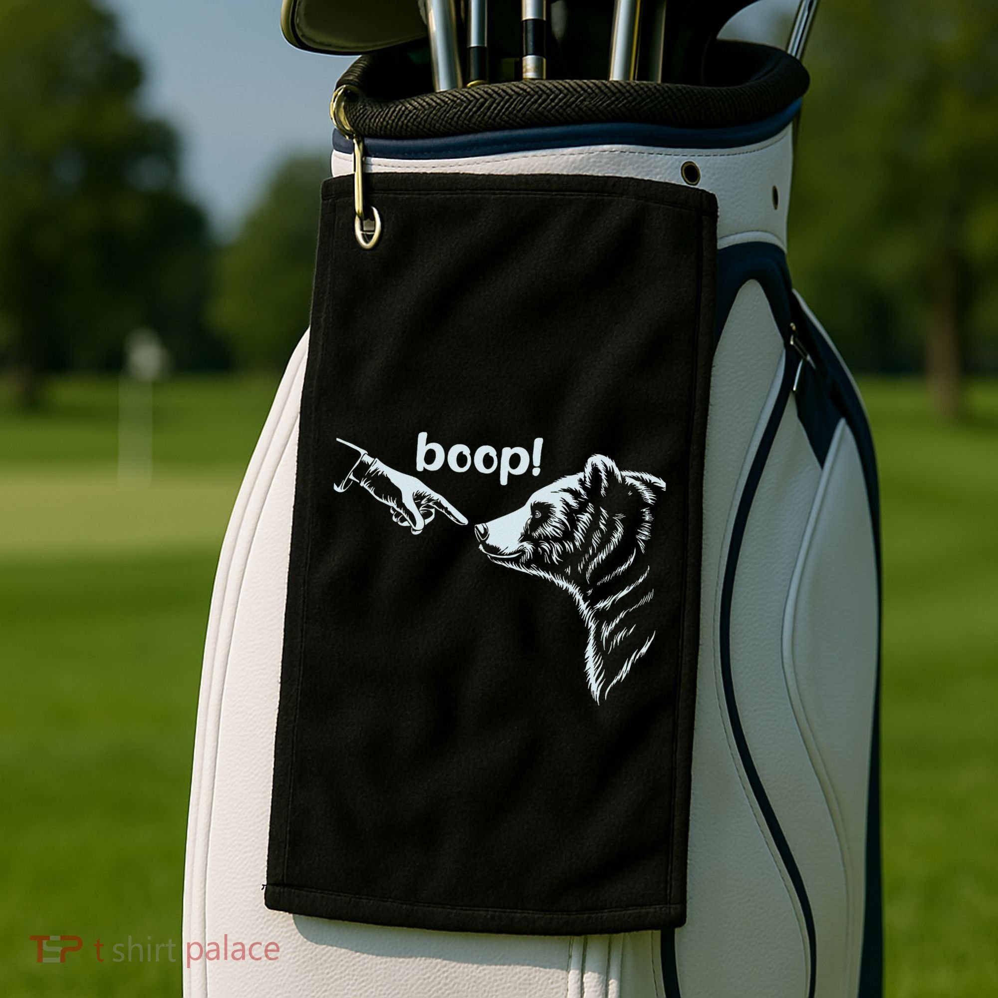 National Park Bear Boop Bear Nose Boop Bear Golf Towel