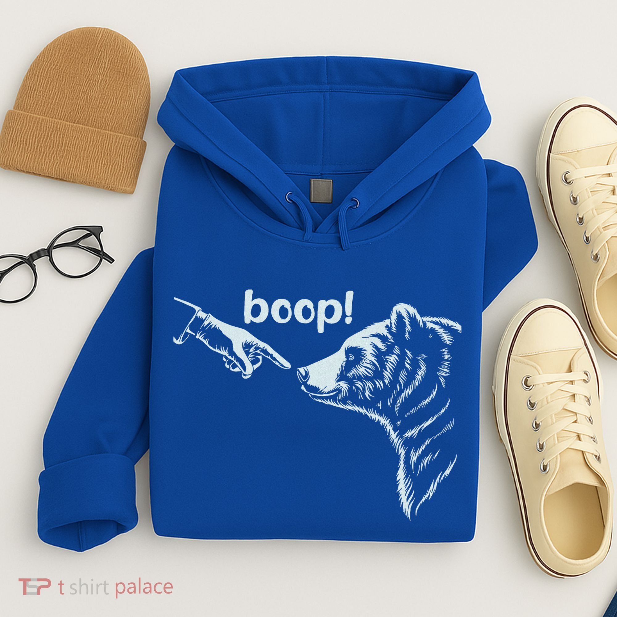 National Park Bear Boop Bear Nose Boop Bear Hoodie