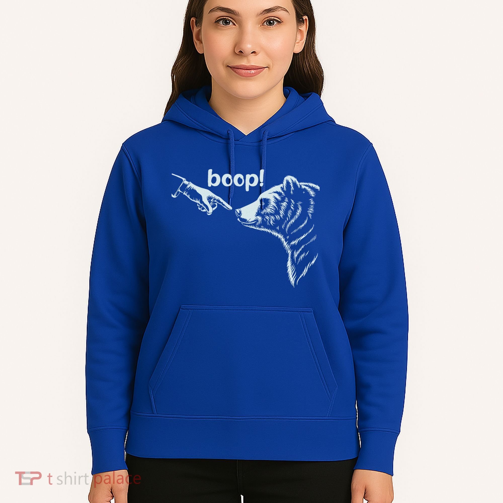National Park Bear Boop Bear Nose Boop Bear Hoodie