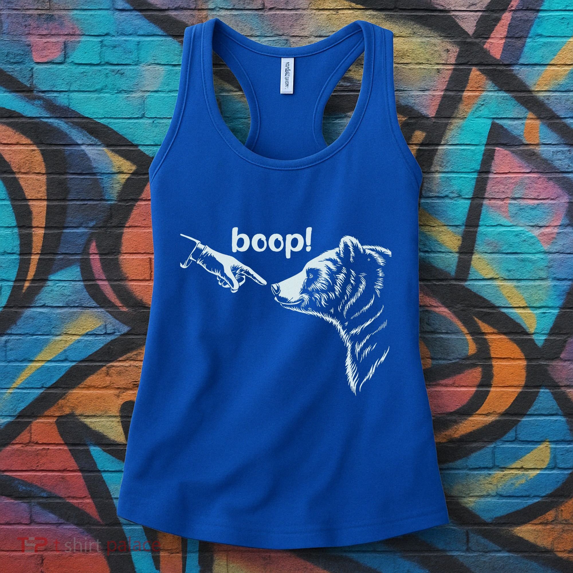 National Park Bear Boop Bear Nose Boop Bear Women's Tank Top