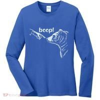 National Park Bear Boop Bear Nose Boop Bear Women's Long Sleeve Shirt thumb 0
