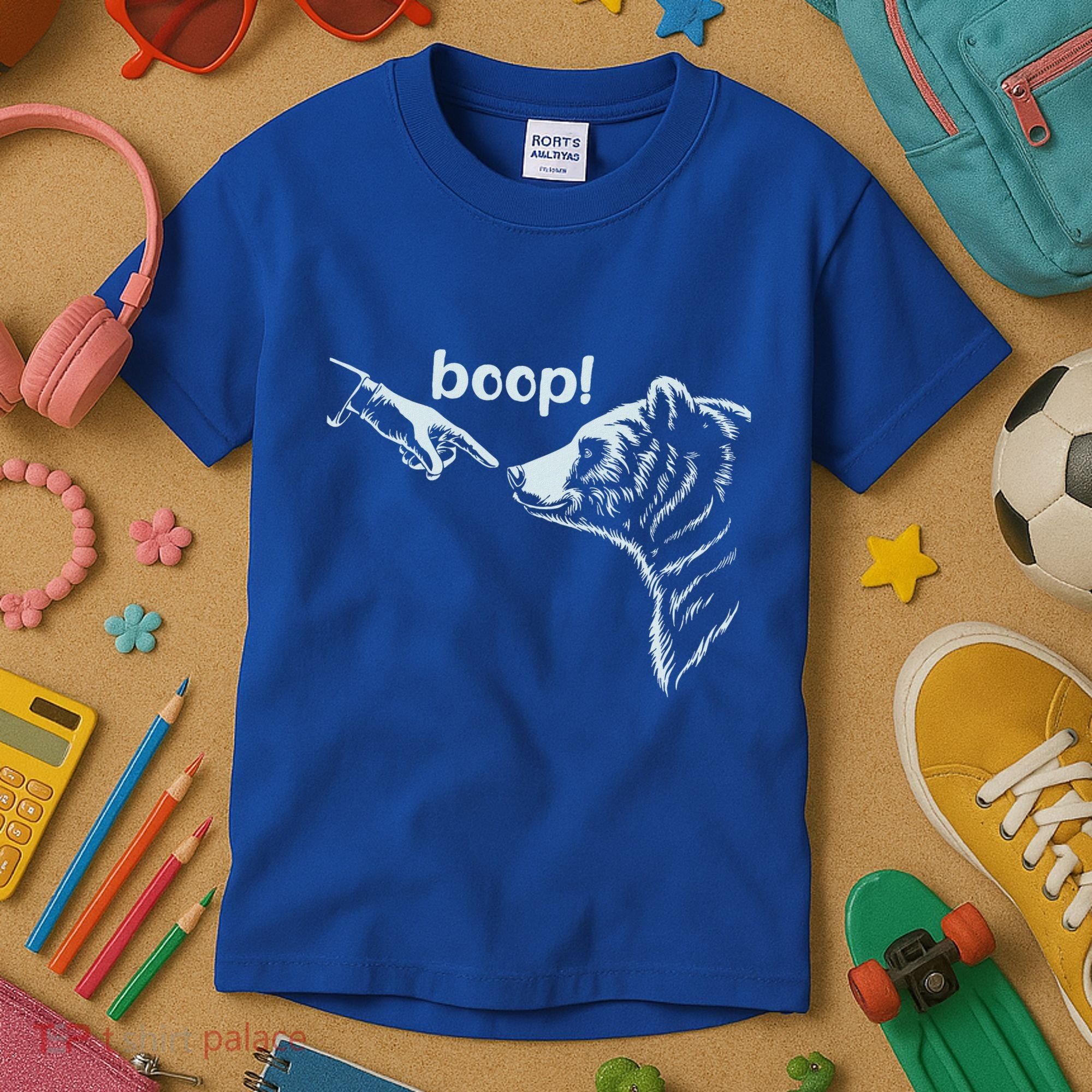 National Park Bear Boop Bear Nose Boop Bear Kids T-Shirt