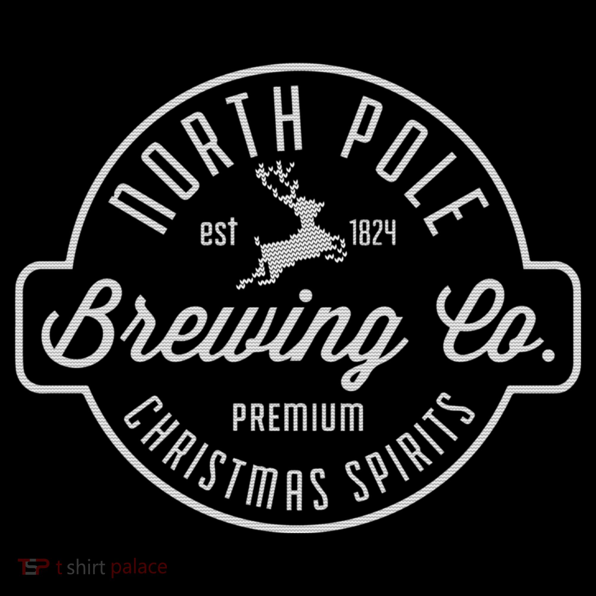 North Pole Brewing Co Christmas Santa North Pole Matching Women's Hoodie