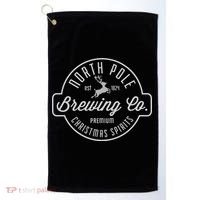 North Pole Brewing Co Christmas Santa North Pole Matching Golf Towel thumb 0