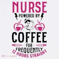 Nurse Powered By Coffee For Frequently 12 Hours Straight Beanie thumb 2