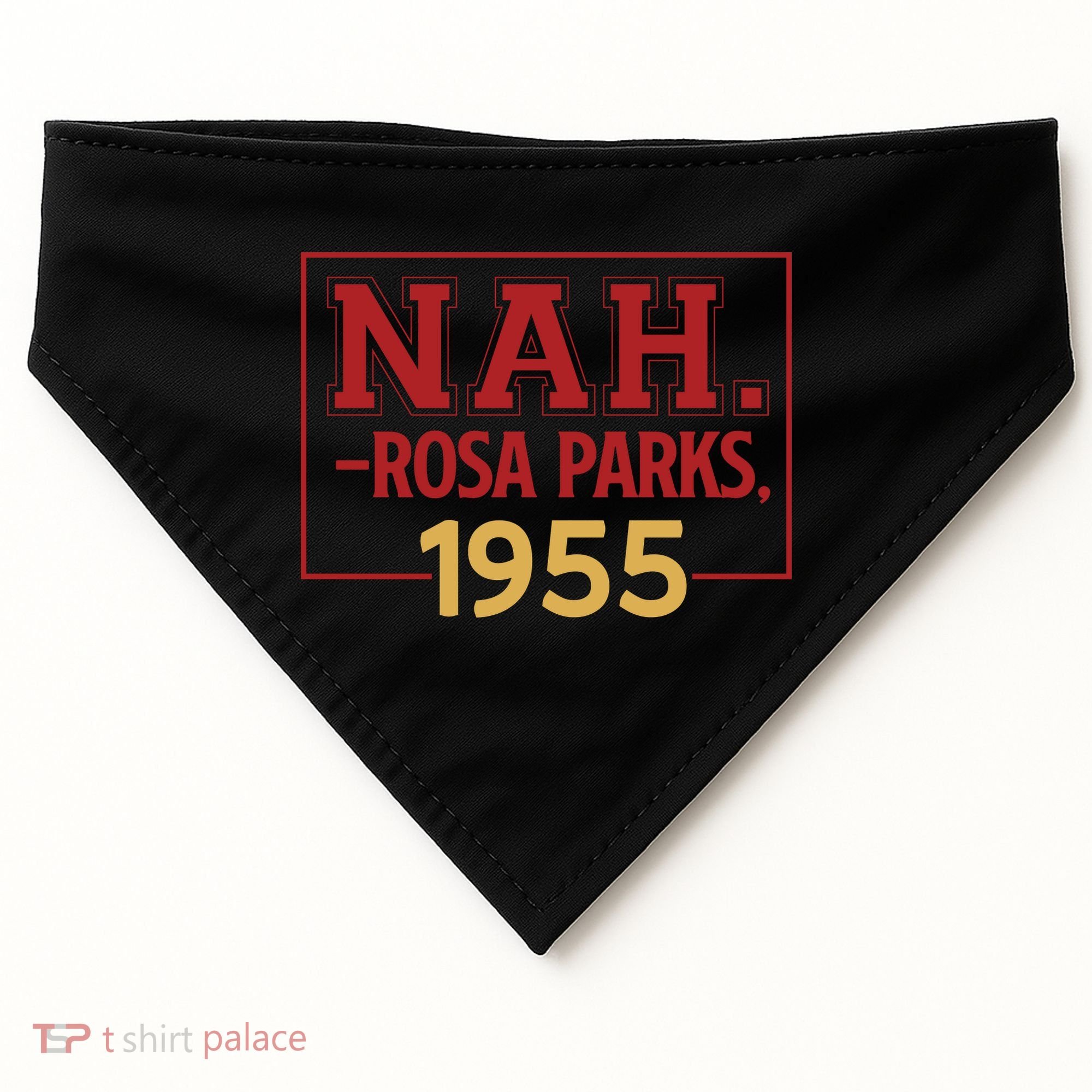 Nah.rosa Parks,1955 Black History Month African American USA-Made Doggie Bandana