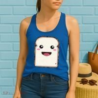 National Peanut Butter And Jelly Day Cute Pb And J Sandwich Funny Gift Women's Tank Top thumb 2