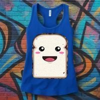 National Peanut Butter And Jelly Day Cute Pb And J Sandwich Funny Gift Women's Tank Top thumb 3