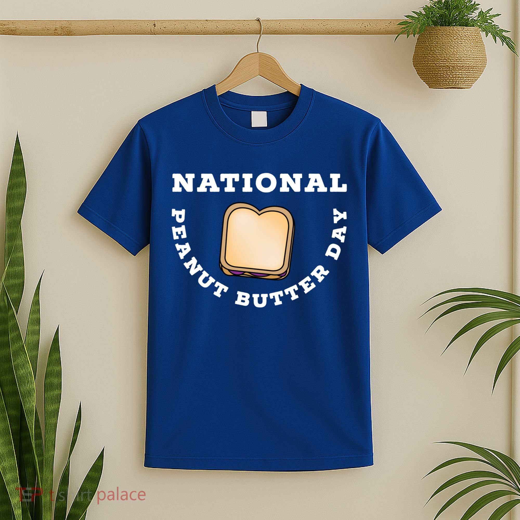 National Peanut Butter Day Peanut Butter And Jelly Sandwich Meaningful Gift T-Shirt