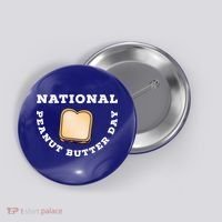 National Peanut Butter Day Peanut Butter And Jelly Sandwich Meaningful Gift Button thumb 0