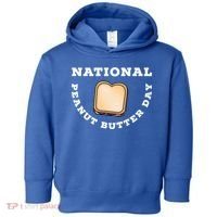 National Peanut Butter Day Peanut Butter And Jelly Sandwich Meaningful Gift Toddler Hoodie thumb 0