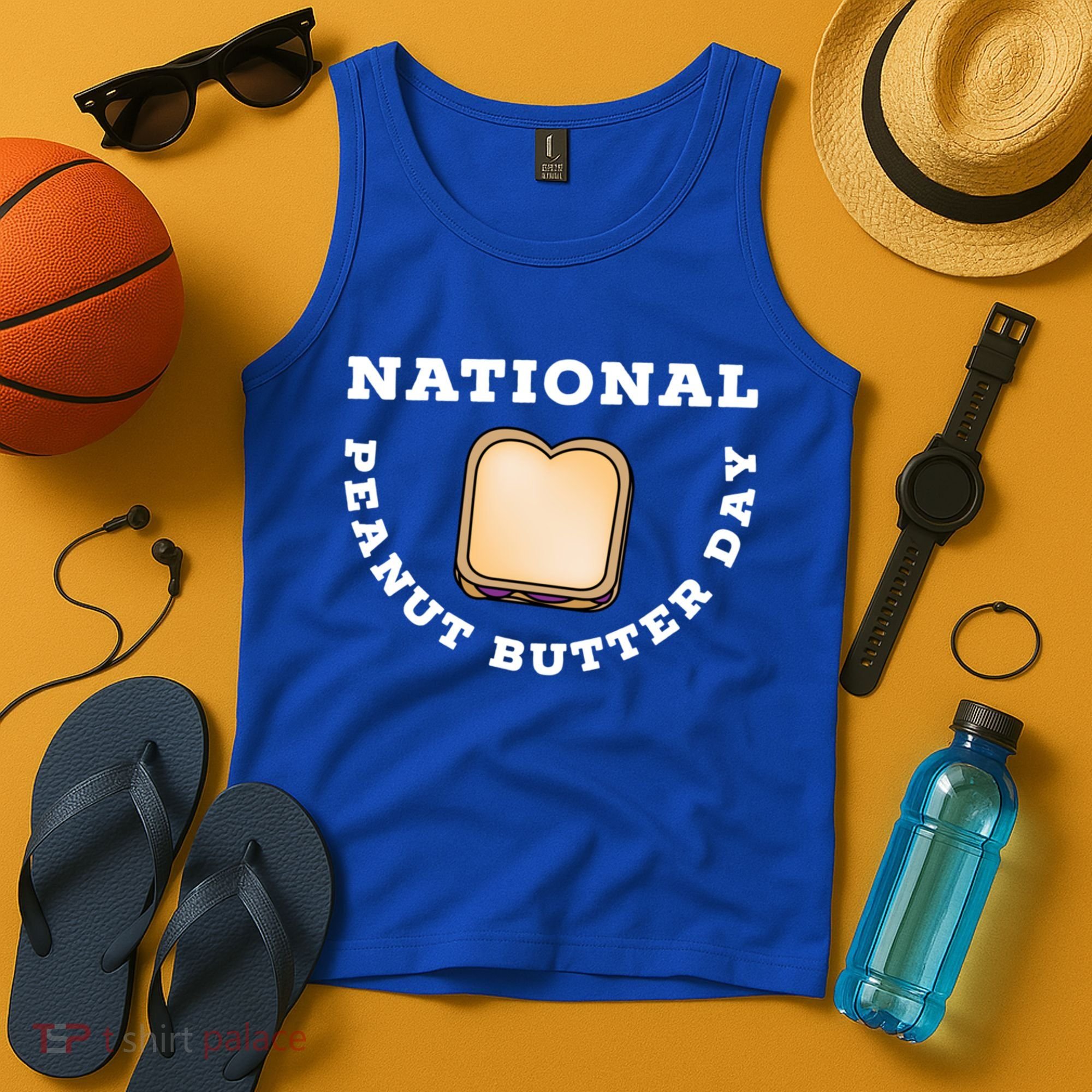 National Peanut Butter Day Peanut Butter And Jelly Sandwich Meaningful Gift Tank Top