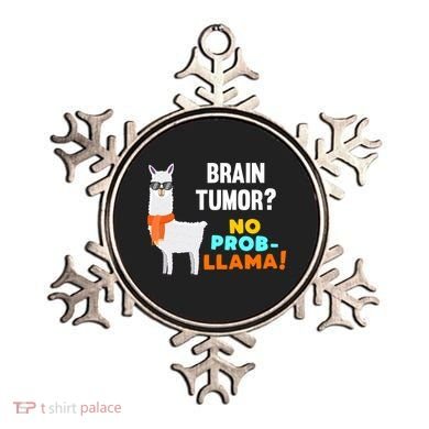 No Probgiftllama Brain Tumor Survivor Recovery Get Well Funny Gift Cool Gift Ornament