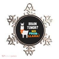 No Probgiftllama Brain Tumor Survivor Recovery Get Well Funny Gift Cool Gift Ornament thumb 0
