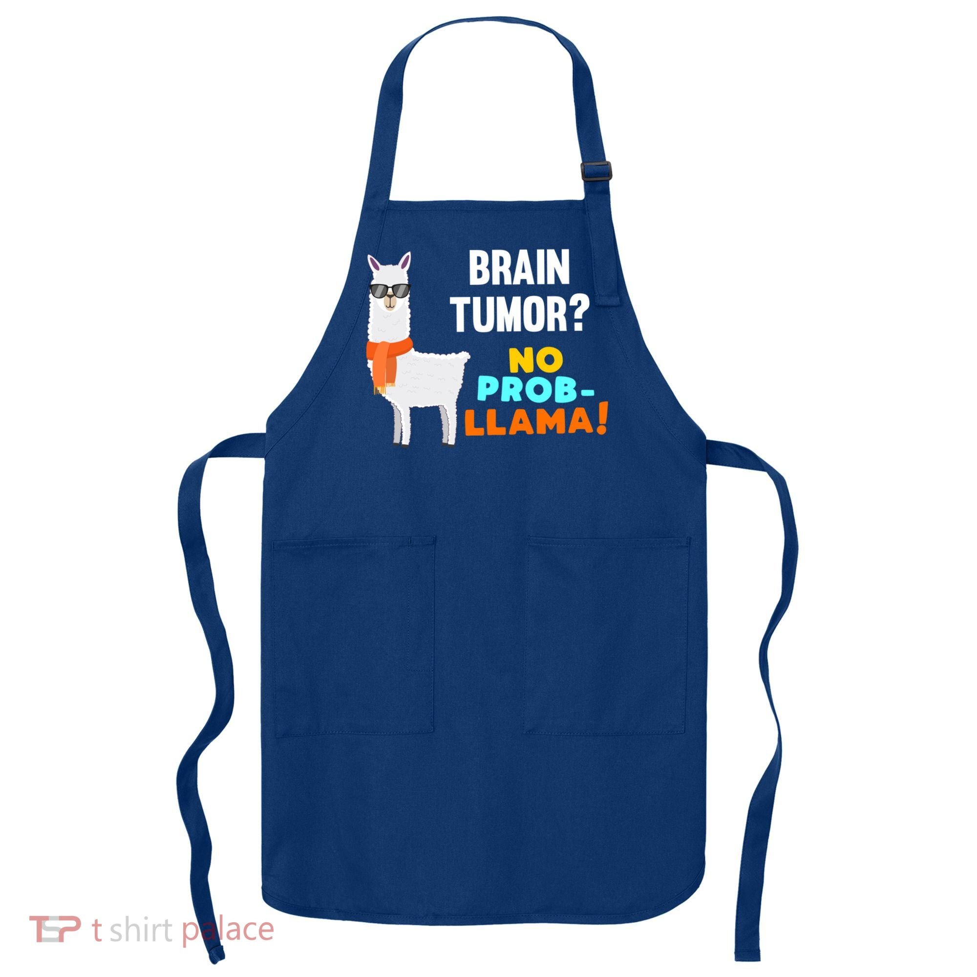No Probgiftllama Brain Tumor Survivor Recovery Get Well Funny Gift Cool Gift Apron