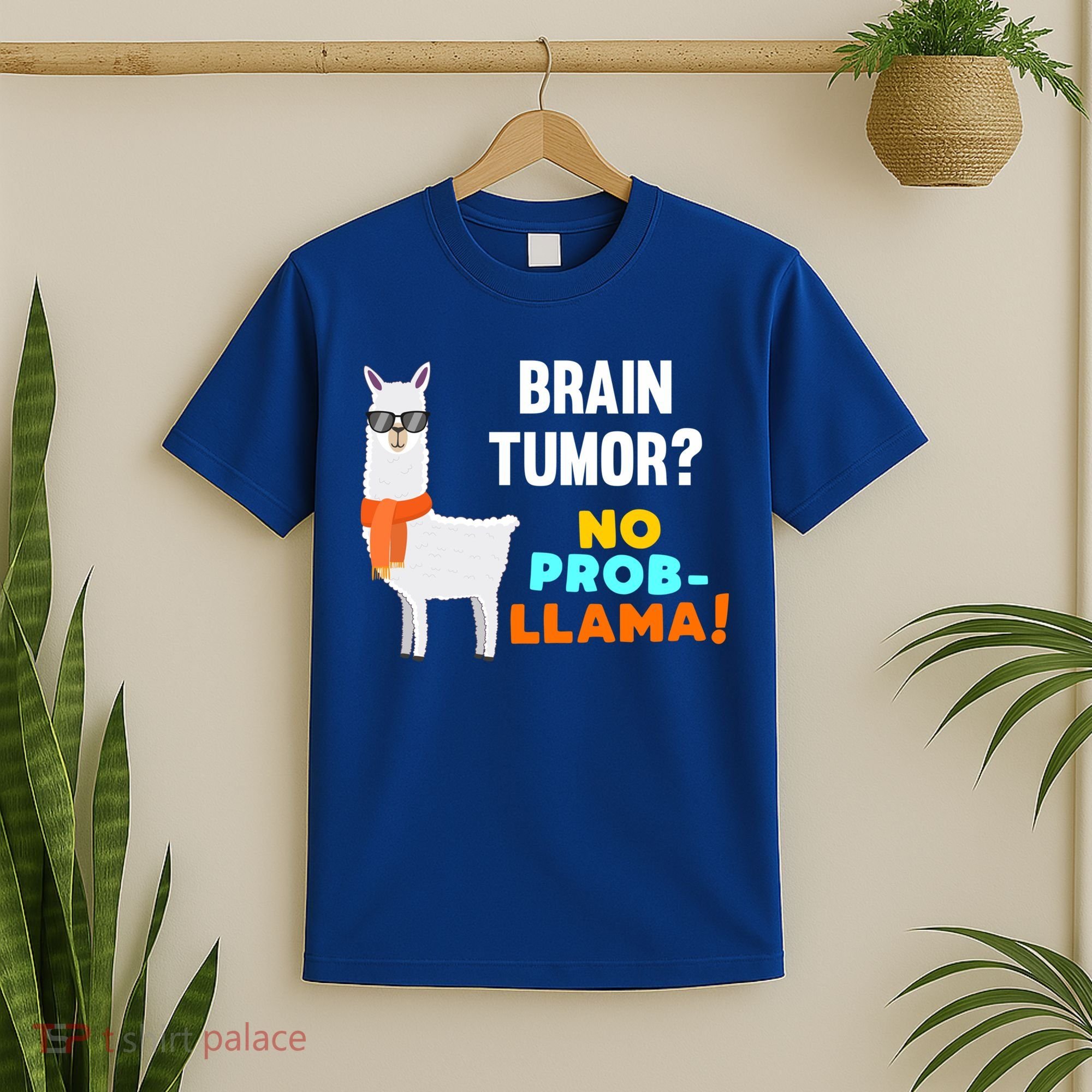 No Probgiftllama Brain Tumor Survivor Recovery Get Well Funny Gift Cool Gift T-Shirt