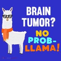 No Probgiftllama Brain Tumor Survivor Recovery Get Well Funny Gift Cool Gift Mousepad thumb 1