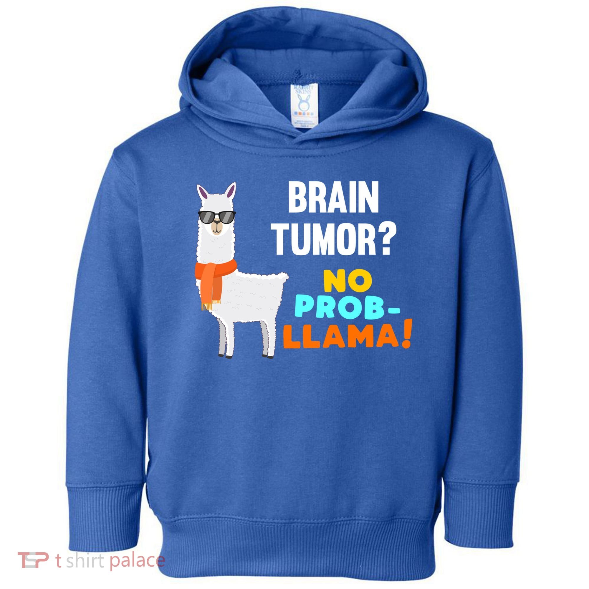 No Probgiftllama Brain Tumor Survivor Recovery Get Well Funny Gift Cool Gift Toddler Hoodie