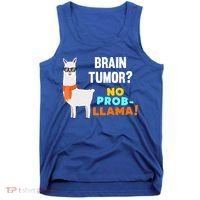 No Probgiftllama Brain Tumor Survivor Recovery Get Well Funny Gift Cool Gift Tank Top thumb 0