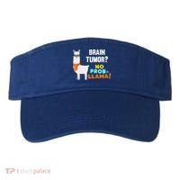 No Probgiftllama Brain Tumor Survivor Recovery Get Well Funny Gift Cool Gift Visor thumb 0