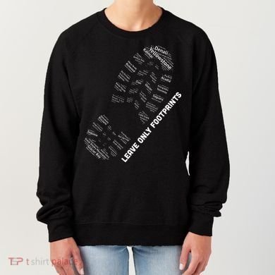 National Parks Boot Print Listing All National Parks Women's Sweatshirt