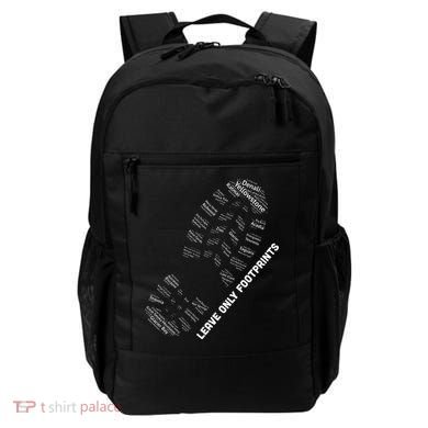 National Parks Boot Print Listing All National Parks Backpack