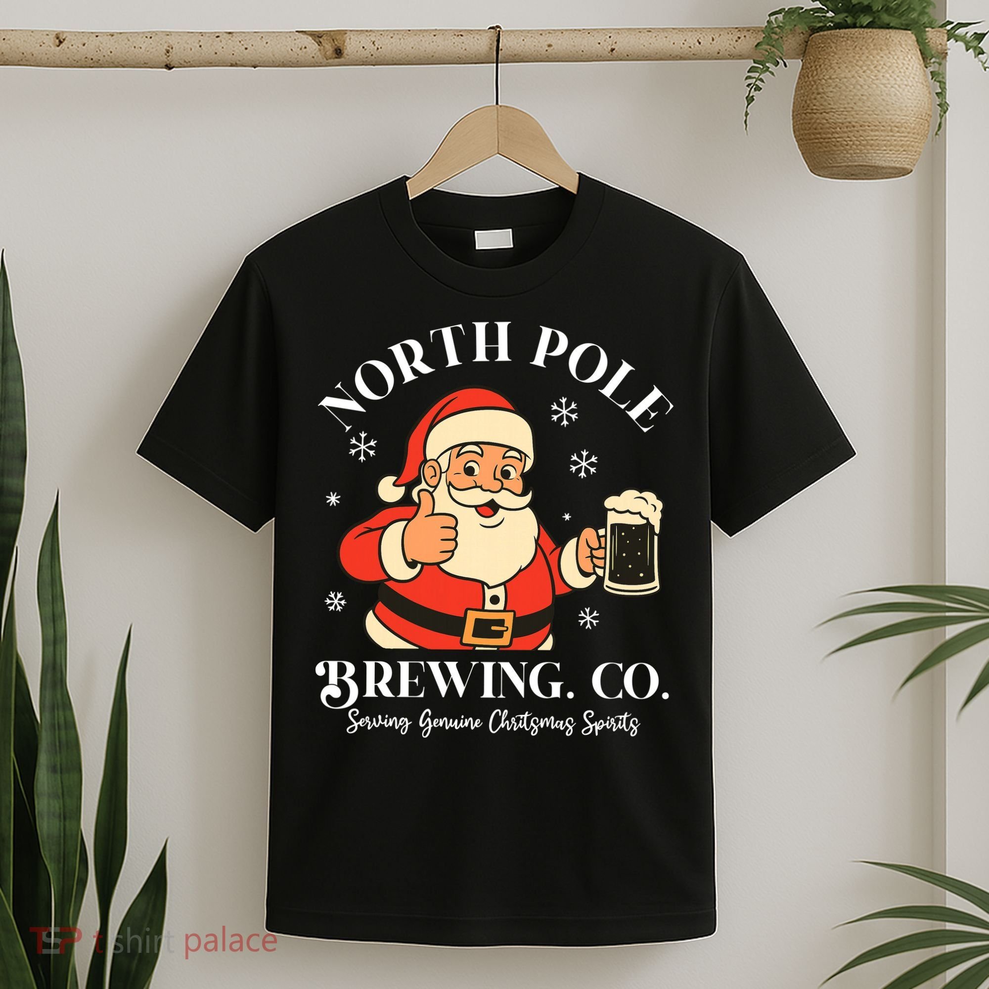 North Pole Brewing Company Vintage Christmas T-Shirt