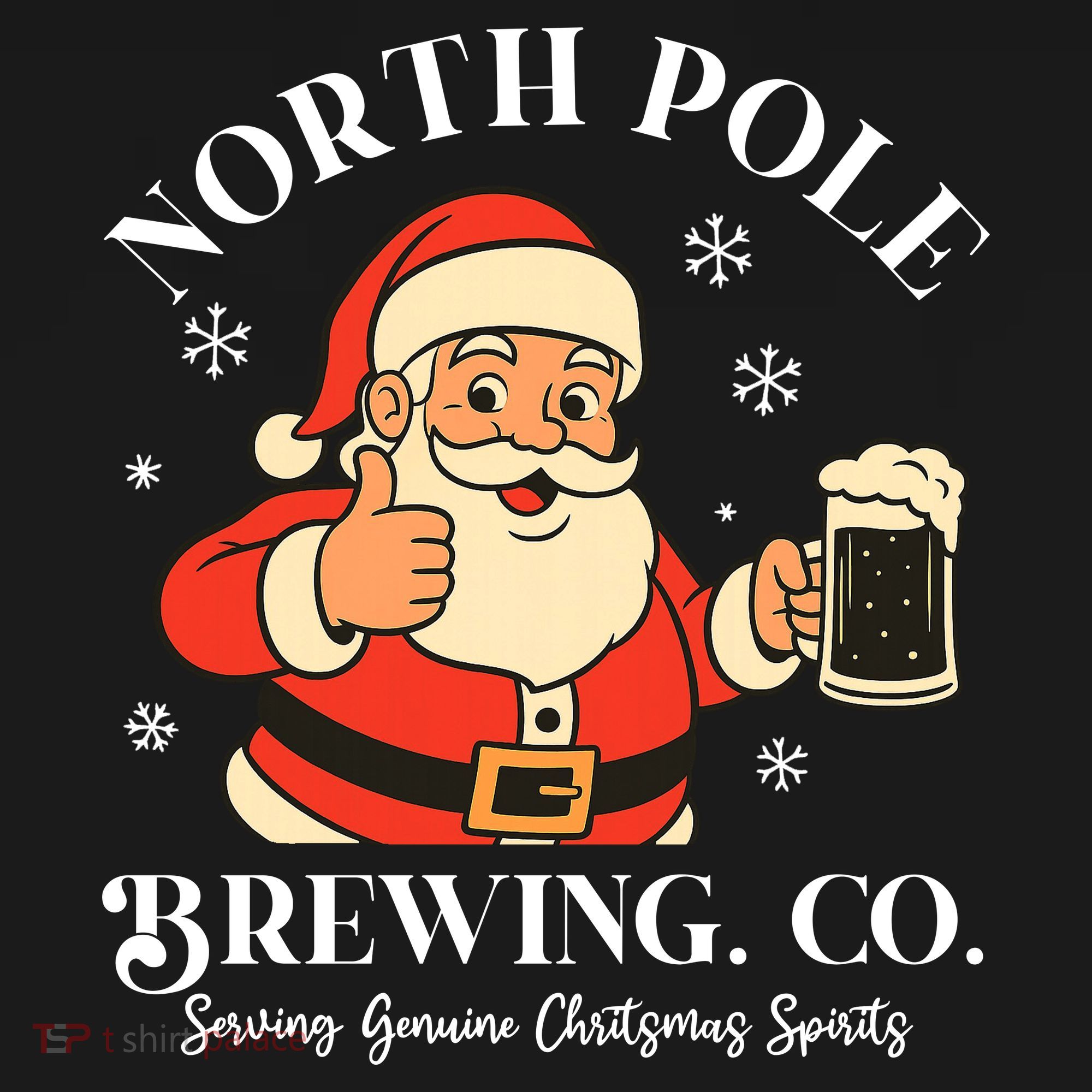 North Pole Brewing Company Vintage Christmas T-Shirt