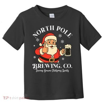 North Pole Brewing Company Vintage Christmas Toddler T-Shirt